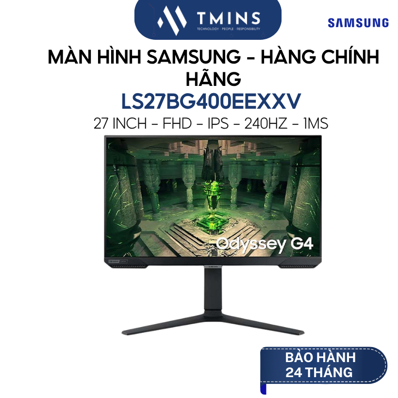 Màn hình Samsung LS27BG400EEXXV 27 inch - FHD - IPS - 240Hz - 1ms - Hàng chính hãng