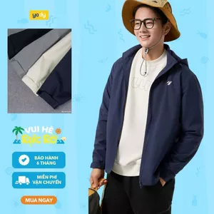 Áo khoác gió nam gia đình 3C Promax YODY tay bo chun mũ tháo rời MCJA25F091