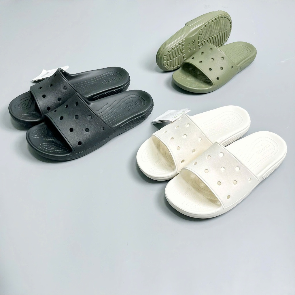 Dép Lê C Roc Gắn Charm Nam Nữ Unisex, Dép Đi Học Đi Chơi Chống Trơn Êm Chân Cao Cấp Fullsize 38-44