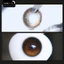 Lens mắt 708 Brown màu nâu đen filter tự nhiên, có viền, size nhỏ - thương hiệu LUNA EYES