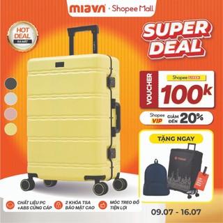 [⚡️SIÊU PHẨM MỚI] Vali Khoá Khung MIAvn Larita FREM - Size 20/24/28, Chất Liệu PC/ABS Cao Cấp, Khóa Khung Số TSA Bảo Mật