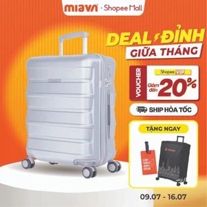 Vali Kéo MIAvn Du Lịch Pisani TATTI - Size 20/24/28, Nhựa PC Cao Cấp, Chống Va Đập Tốt, Khay Để Nước, Bảo Hành Trọn Đời