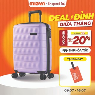 Vali Kéo MIAvn Larita REY Size 20/24 Inch - Nhựa PP Siêu Bền, Hạn Chế Bể Vỡ, Khoá Số, Bánh Xe Đôi, Bảo Hành Trọn Đời