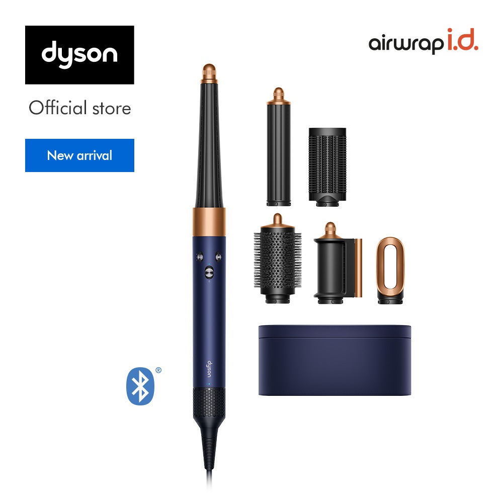 [20.9 | SIÊU SALE THÀNH VIÊN] Máy tạo kiểu tóc thông minh Dyson Airwrap i.d.™ HS08 Straight+Wavy (Xanh phổ/Đồng)
