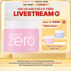 Sáp tẩy trang Banila Co C​l​e​a​n It Z​e​r​o Original C​l​e​a​n​s​i​n​g B​a​l​m mọi da 100/125/180ML
