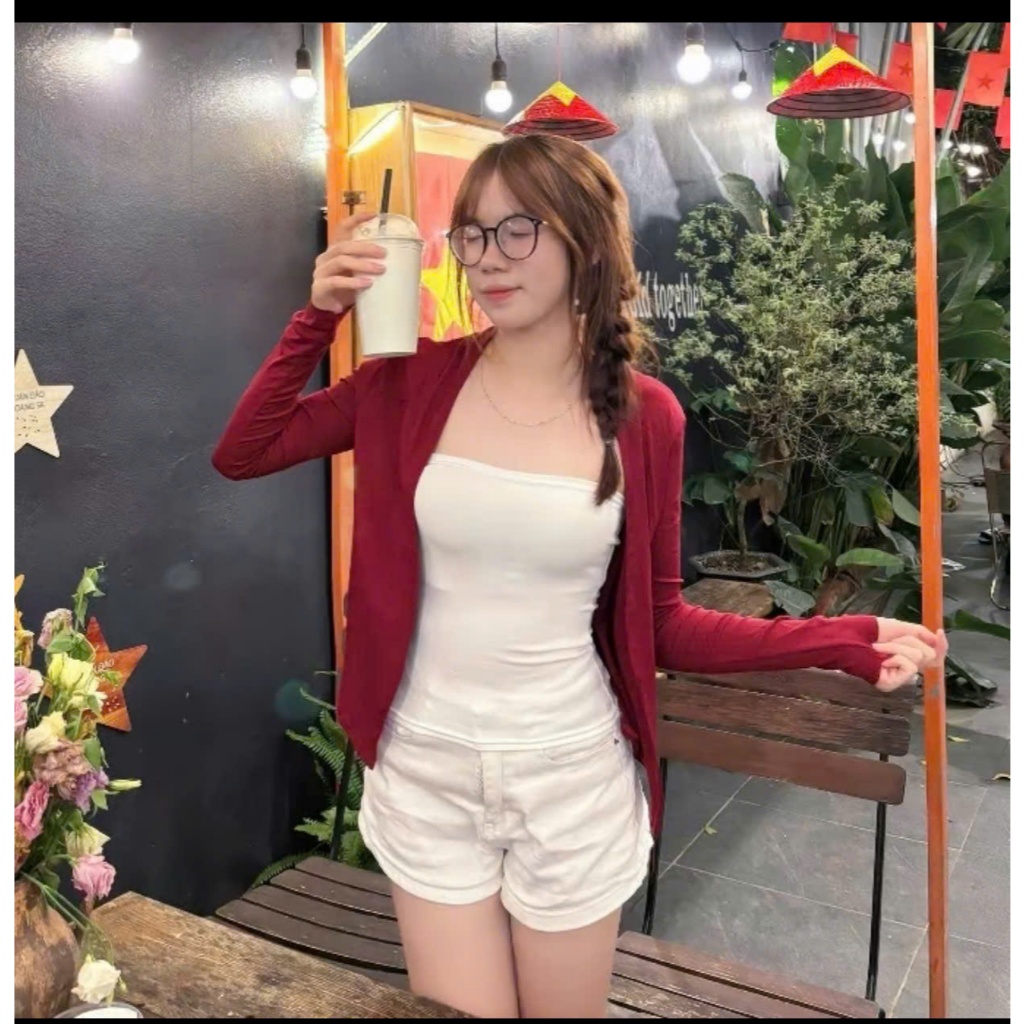 Áo Khoác Cardigan Cotton Lông Mịn Dáng Vừa - A13 | BigBuy360 - bigbuy360.vn