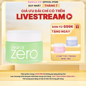 Sáp tẩy trang Banila Co Clean It Zero Pore Clarifying 100ML cho da dầu mụn 100ML