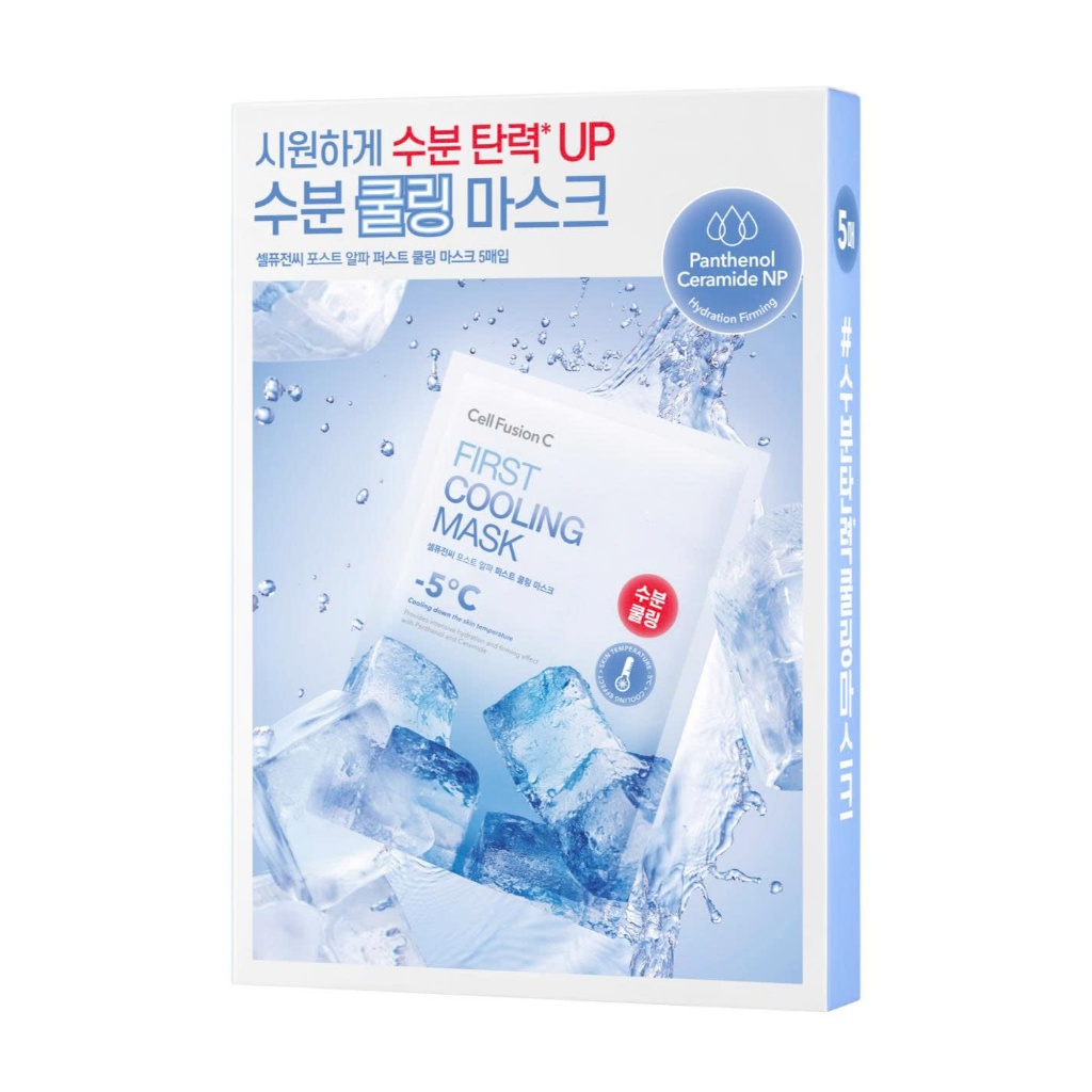 H41_Mặt Nạ Dưỡng Da Làm Dịu Giảm Nhiệt Cell Fusion C Cooling Mask (Hộp 5 Miếng)