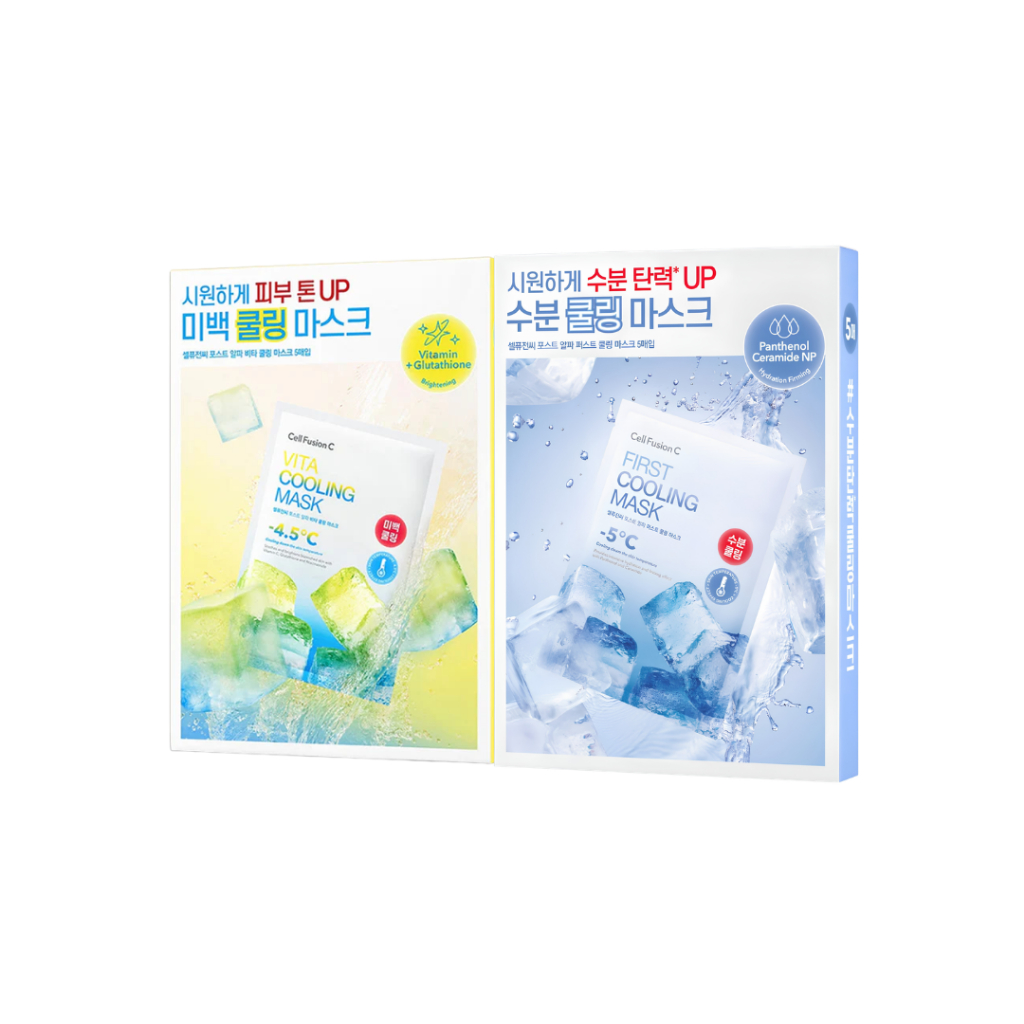 H41_Mặt Nạ Dưỡng Da Làm Dịu Giảm Nhiệt Cell Fusion C Cooling Mask (Hộp 5 Miếng)