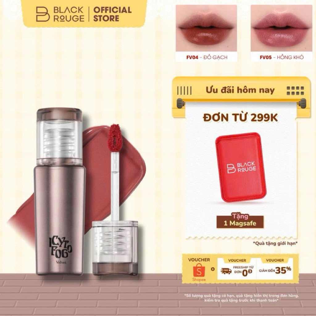 Son Kem Black Rouge Icy To Fog Velvet Tint - 3.5g