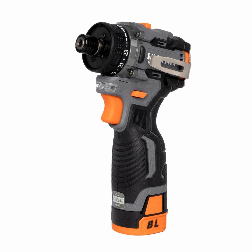 Bộ máy chuyên vít trượt pin HUKAN G1-VT1645s và G1-CVT345, Lực siết 45Nm - 2Pin - Không chổi than