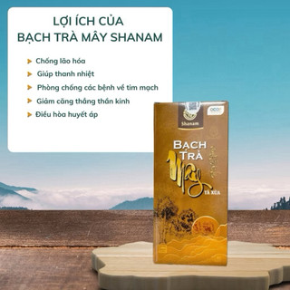 Hộp Bạch Trà Mây Tà Xùa Shanam 50g, Shan Tuyết Cổ Thụ 1 Tôm 2 Lá, Chát Nhẹ, Ngọt Hậu Sâu,Uống Là Mê