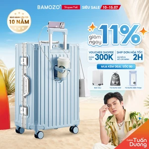 HỎA TỐC Vali Khung Nhôm Bamozo 9066 Size 28 Cao Cấp Bo 4 Góc Chống Va Đập_9066