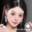 Lens mắt FA-105 Black màu đen nhám giãn tròng tự nhiên, size vừa, thương hiệu LUNA EYES