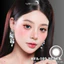 Lens mắt FA-105 Black màu đen nhám giãn tròng tự nhiên, size vừa, thương hiệu LUNA EYES