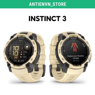 [New] Đồng hồ thông minh Garmin Instinct 3 AMOLED, SOLAR - Hàng chính hãng bảo hành 24 tháng