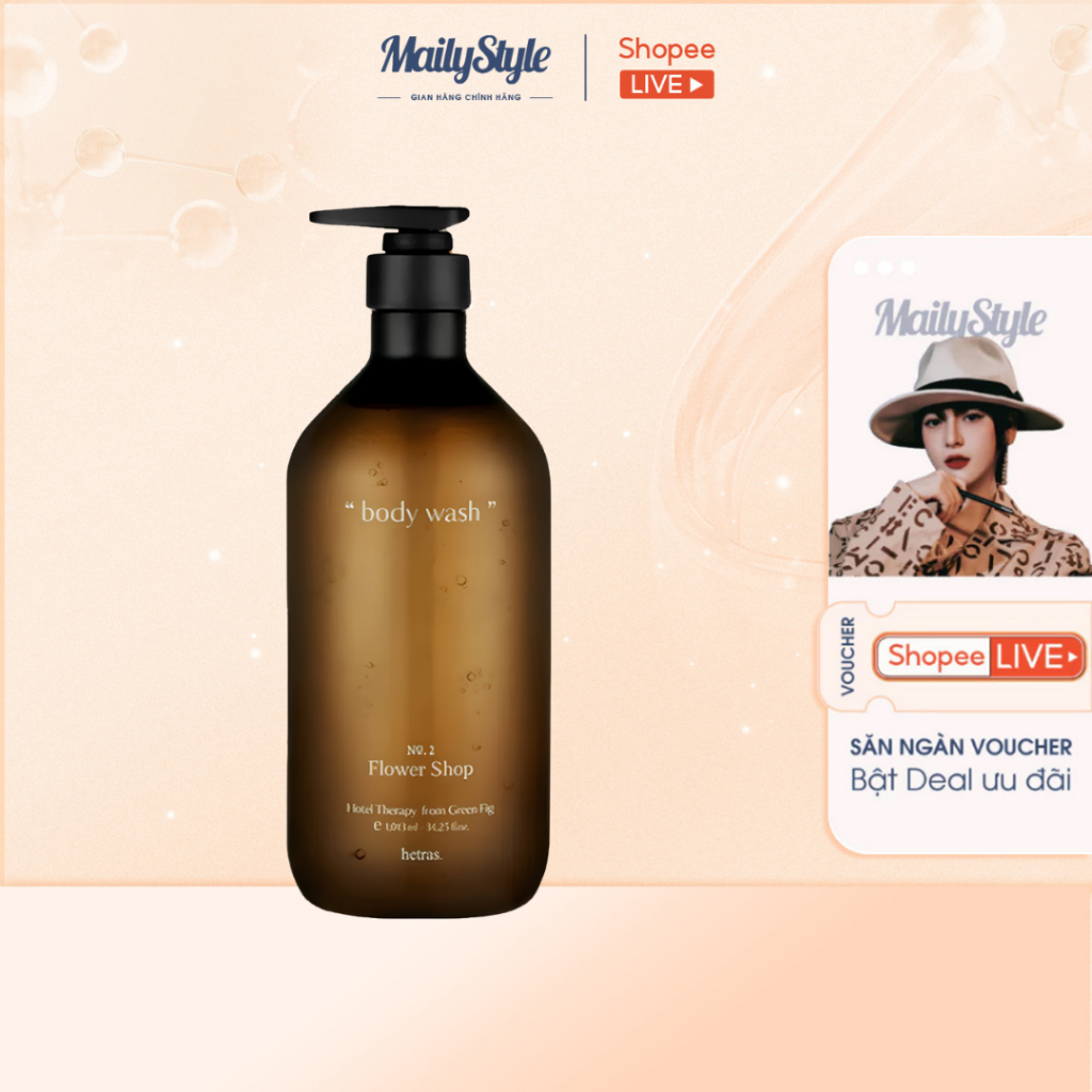 C93_Sữa tắm nước hoa Hetras Body Wash 1013ml ( GIAO MÙI NGẪU NHIÊN)