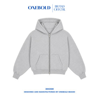 Áo Khoác HOODIE ZIP Nỉ CHÂN CUA Brand ONEBOLD Cotton, Áo Khoác Form Rộng Kéo 2 Đầu Boxy Nam Nữ