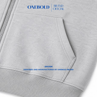 Áo Khoác HOODIE ZIP Nỉ CHÂN CUA Brand ONEBOLD Cotton, Áo Khoác Form Rộng Kéo 2 Đầu Boxy Nam Nữ
