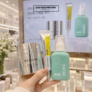 Combo Trẻ Hóa Làn Da Serum A49 & Retinol & Kem Đêm Meso CB0390 - Nâng Tone, Mờ Thâm Sạm, Căng Bóng Da