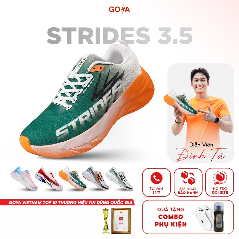 [NEW] Giày Thể Thao Chạy Bộ Thời Trang Nam Nữ GOYA STRIDES 3.5 Năm 2026 - Siêu Êm Ái, Thoáng Khí | BigBuy360 - bigbuy360.vn