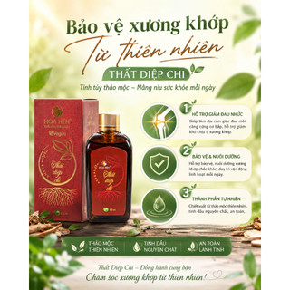 Dầu Xoa Bóp Thất Diệp Chi - Giảm đ au xương khớp, tê bì chân tay, giữ ấm tr.ị cảm lạnh - 100ml