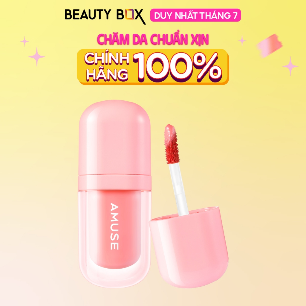 [Săn Sale] Son Tint Bóng Thuần Chay Amuse Bebe Tint 3.8g