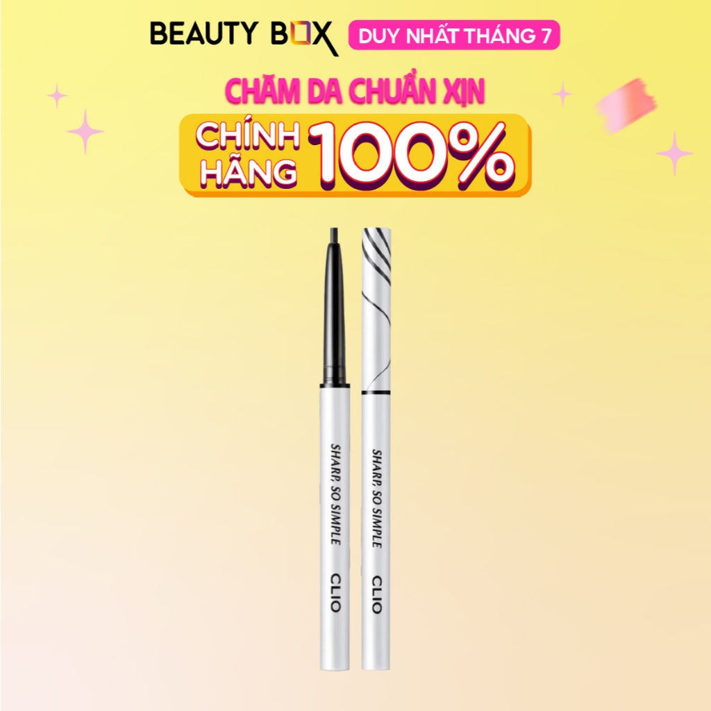 [Săn Sale] Chì Kẻ Viền Mắt Clio Sharp So Simple Waterproof Pencil Liner 0.14g