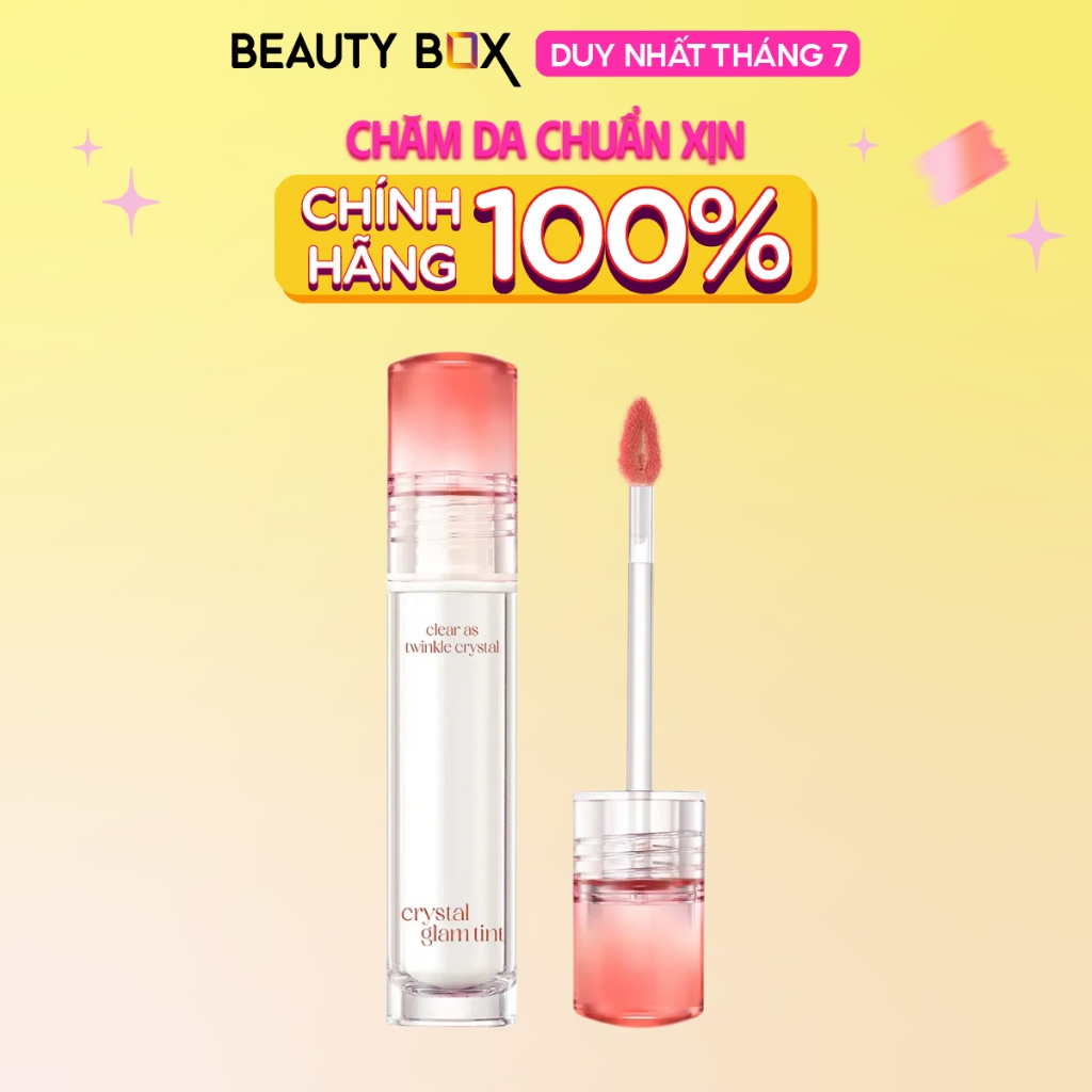[Săn Sale] Son Tint Bóng Clio Crystal Glam Tint 3.4g