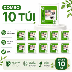 Combo 10 Túi Lọc Rác Bồn Rửa Chén - Lưới Nhuyễn, Chống Tắc Nghẽn Hiệu Quả.