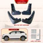 Bộ 4 chắn bùn xe ô tô Yaris Cross đời 2023- HIỆN NAY chất liệu nhựa dẻo, lắp đặt dễ dàn, kèm ốc