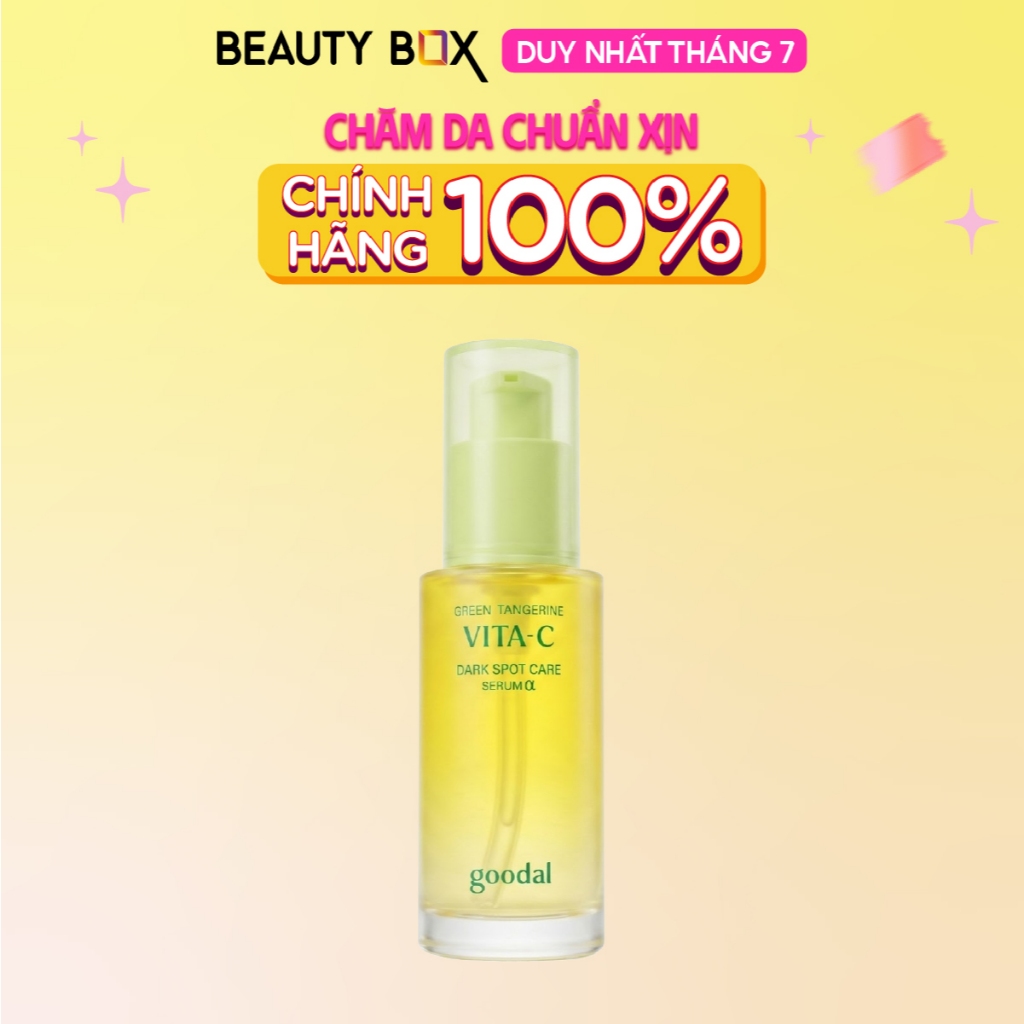 [Săn Sale] [NÂNG CẤP] Tinh Chất Goodal Làm Sáng Da, Mờ Thâm Green Tangerine Vita C Dark Spot Care Serum Alpha 40ml