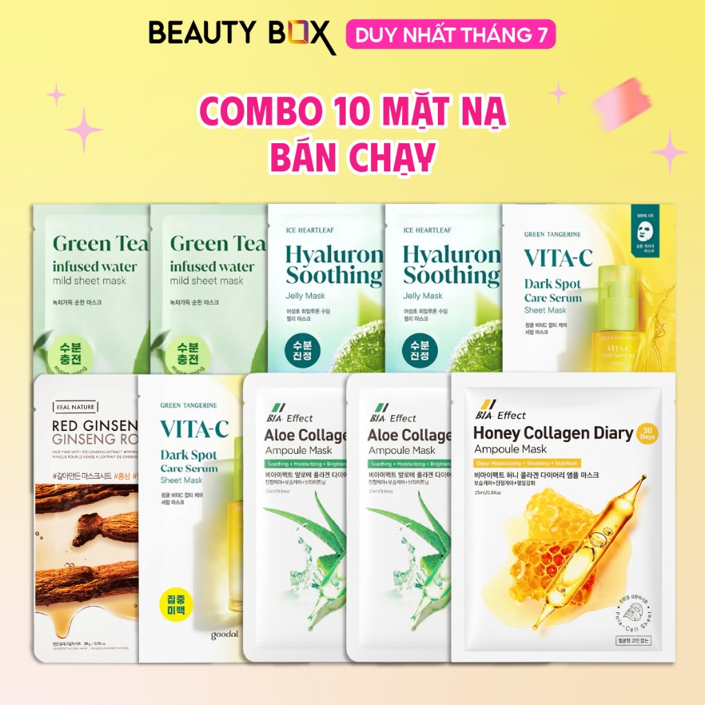 [Săn Sale] [Set 10 miếng /17 miếng/20 miếng] Combo Mặt Nạ Dưỡng Da GOODAL - DERMATORY - THE FACE SHOP