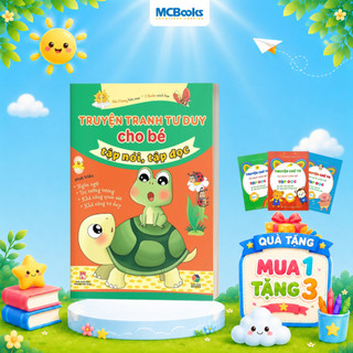 Sách - Truyện tranh tư duy cho bé tập nói, tập đọc - Đại Mai Books