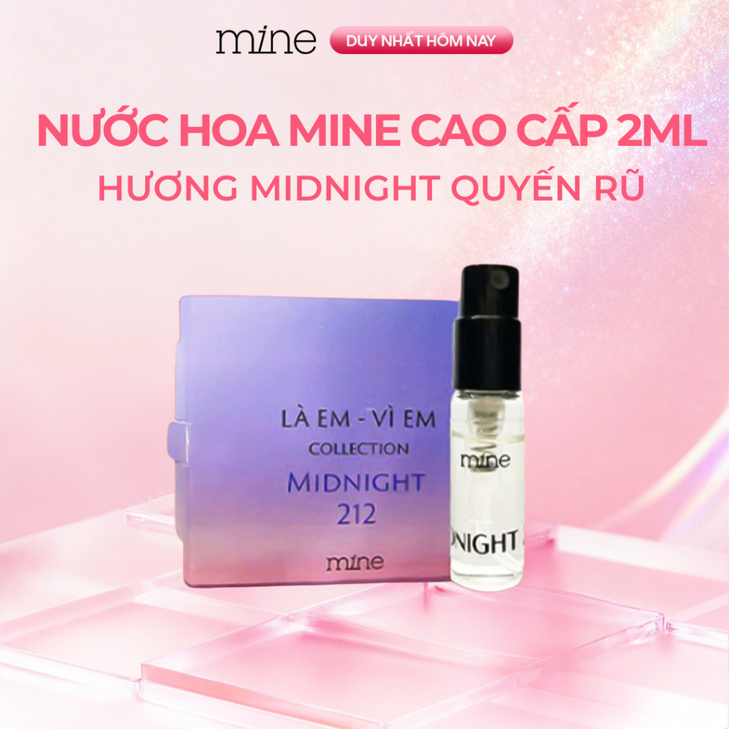Nước Hoa Nữ 2ml Hương Quyến Rũ, Sexy, Ngọt Ngào Nước Hoa Thơm Lâu Lưu Hương 8H Mine