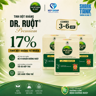 [COMBO 3 - 6 Hộp] Tinh Bột Kháng Premium 17% - Liệu Trình Chăm Sóc, Cải Thiện Sức Khỏe Đường Ruột