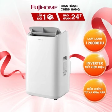 Điều hòa di động thế hệ mới Fujihome PAC12N - Điều khiển thông minh - cửa gió lớn