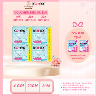 [COMBO 4 GÓI] Băng Vệ Sinh Kotex Maxcool French Spa SMC 23cm 20 Miếng Mát Lạnh - Lucie's Mom