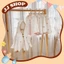 Áo Choàng MONONA Vải Cotton Kèm Mũ Chắn Giọt Cho Bé Từ Sơ Sinh Đến 3 Tuổi