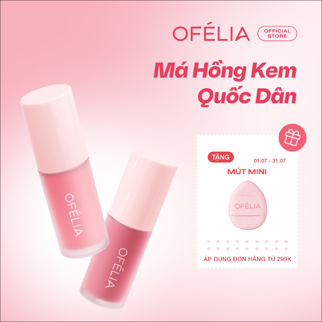 Má Hồng Kem OFÉLIA Lolli Liquid Blush (4.6g)