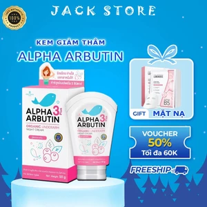 Kem dưỡng trắng giảm thâm nách Alpha Arbutin dưỡng sáng da vùng nách mông bẹn khuỷu tay đầu gối 50g