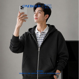 Áo Khoác HOODIE ZIP Nỉ CHÂN CUA Brand ONEBOLD Cotton, Áo Khoác Form Rộng Kéo 2 Đầu Boxy Nam Nữ