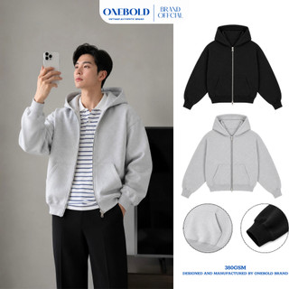 Áo Khoác HOODIE ZIP Nỉ CHÂN CUA Brand ONEBOLD Cotton, Áo Khoác Form Rộng Kéo 2 Đầu Boxy Nam Nữ