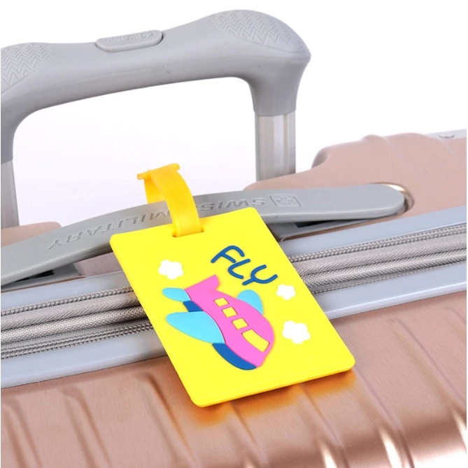 Thẻ Hành Lý Silicon Name Tag Treo Vali Balo – Bảng Tên Chống Thất Lạc, Ghi Thông Tin, Phụ Kiện Du Lịch Siêu Cute THLTT01