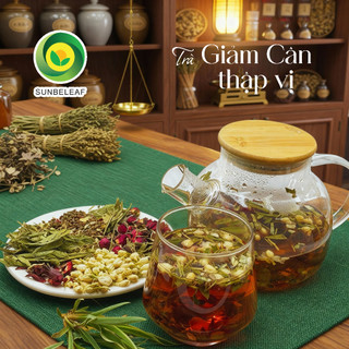 Trà Hương Thảo Giảm Cân Sunbeleaf - Giảm Mỡ Bụng, Cải Thiện Vóc Dáng, Đẹp Da
