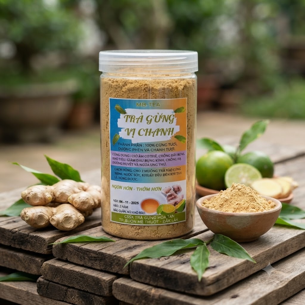 Trà Gừng Nguyên Chất 500gr, Trà Gừng Các Vị, Hỗ Trợ Tiêu Hoá, Chống Oxy Hoá Và Kiểm Soát Cân Nặng