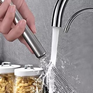 Chổi cọ xong nồi nhà bếp NHẬT BẢN bằng thép trắng không gỉ hàng nhập bãi Japan chưa sssuwr dụng