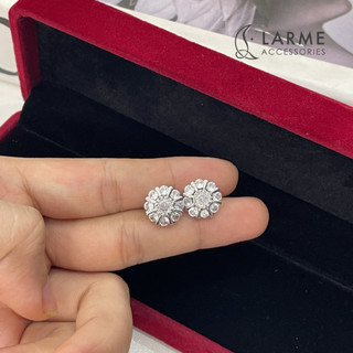 Khuyên tai nữ bông tai đá cô dâu sang trọng phong cách nhẹ nhàng Larme accessories- KT0241