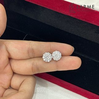 Khuyên tai nữ bông tai đá cô dâu sang trọng phong cách nhẹ nhàng Larme accessories- KT0241