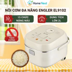 Nồi cơm tách đường Engler EL9102 lòng nồi inox 304, dung tích lớn 2L, công suất 800W, điều khiển cảm ứng 15 chế độ nấu — ảnh 1